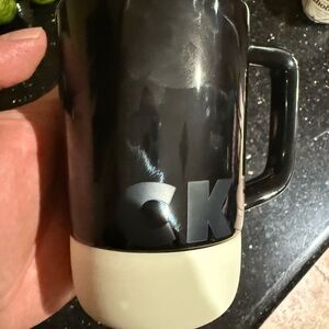 Starbucks black and white coffee mug